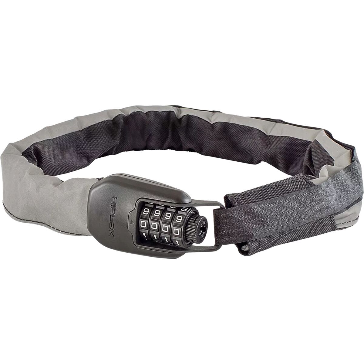 Image of Hiplok Spin Wearable Combination Chain Lock Superbright White Reflective, One Size