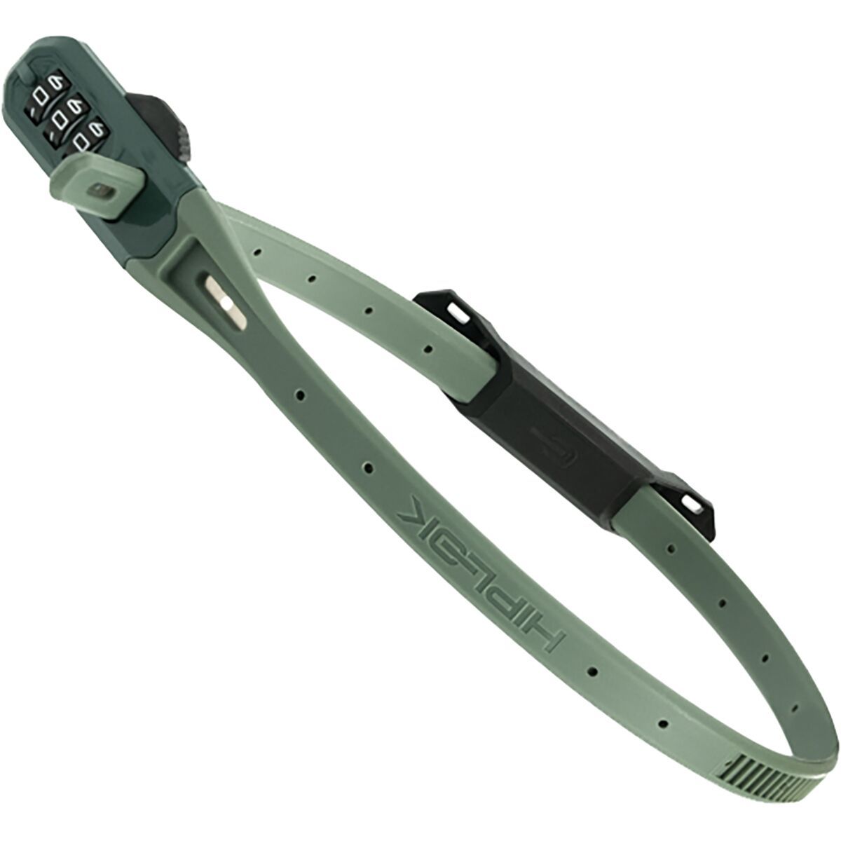 Image of Hiplok Z-Lok Combo Security Tie Lock Green, One Size