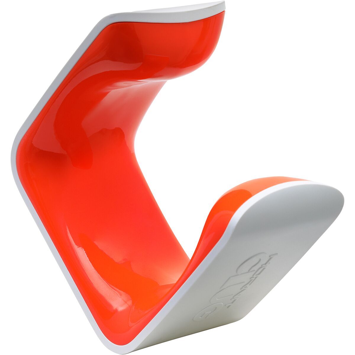 Image of Hornit CLUG MTB XL Bike Storage Rack White/Orange, 58mm-69mm (2.3-2.7in)