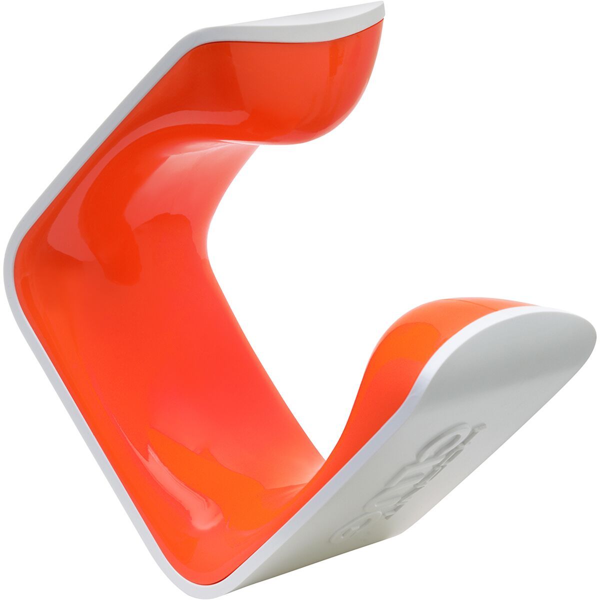 Image of Hornit CLUG Plus Bike Storage Rack White/Orange, 70mm-81mm (2.75-3.2in)