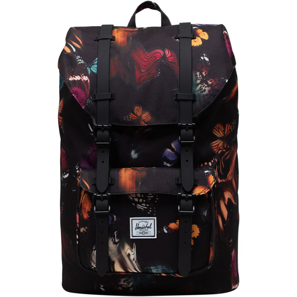 Herschel little america clearance black palm