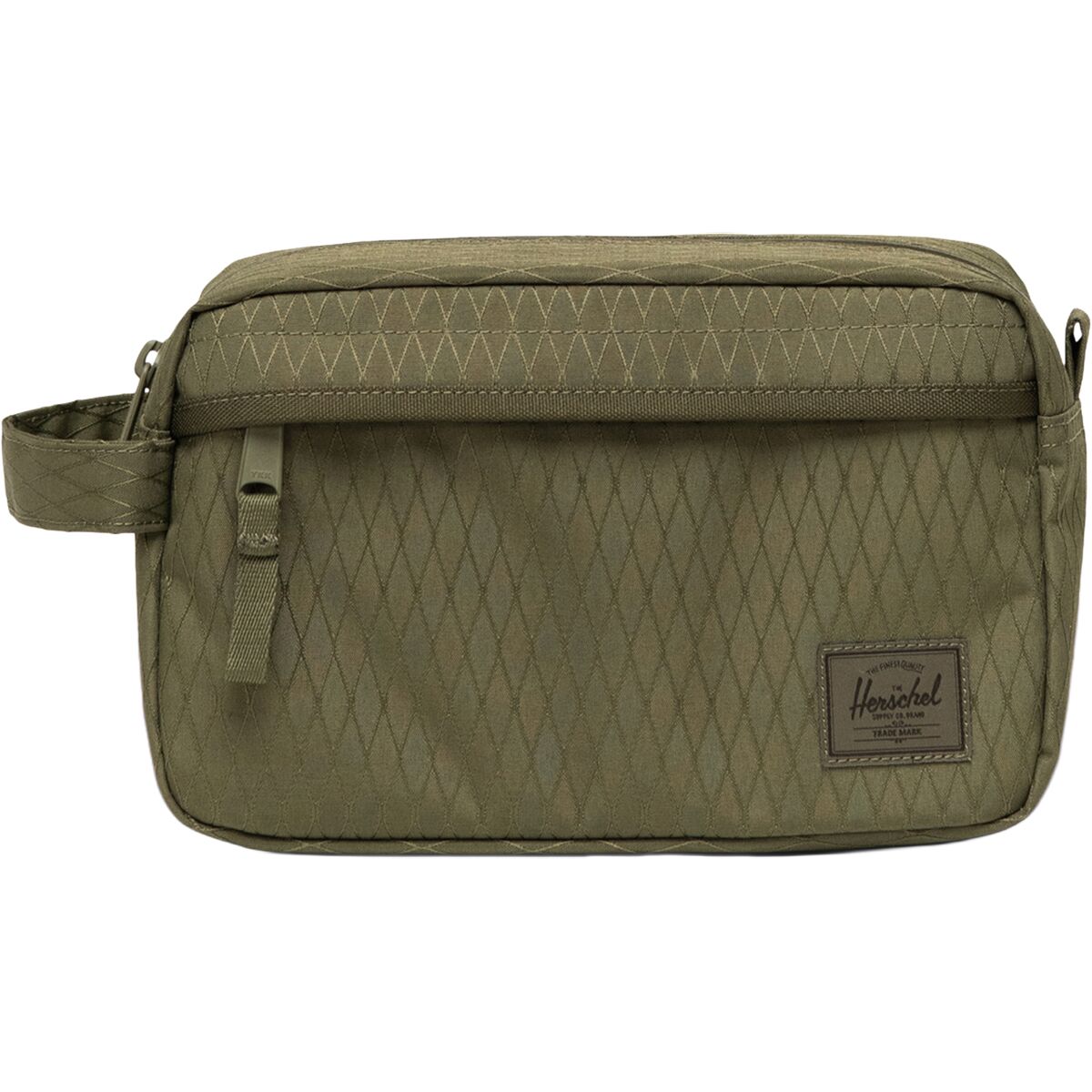 Image of Herschel Supply Chapter 5L Travel Kit Ivy Green Diamond, One Size