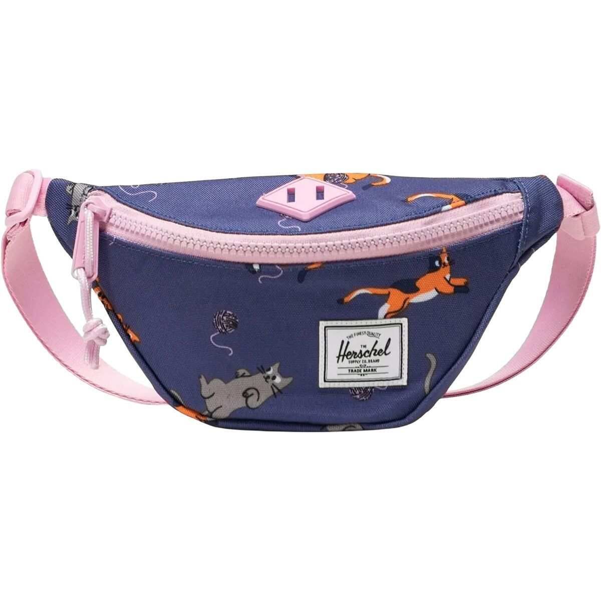 Image of Herschel Supply Heritage 1L Hip Pack Little Herschel - Kids' Playing Cats, One Size
