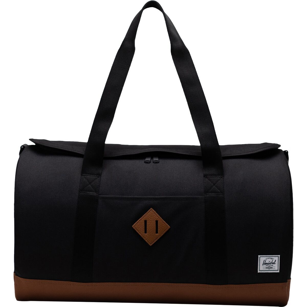 Herschel Supply Heritage 40L Duffel Bag Black/Saddle Brown