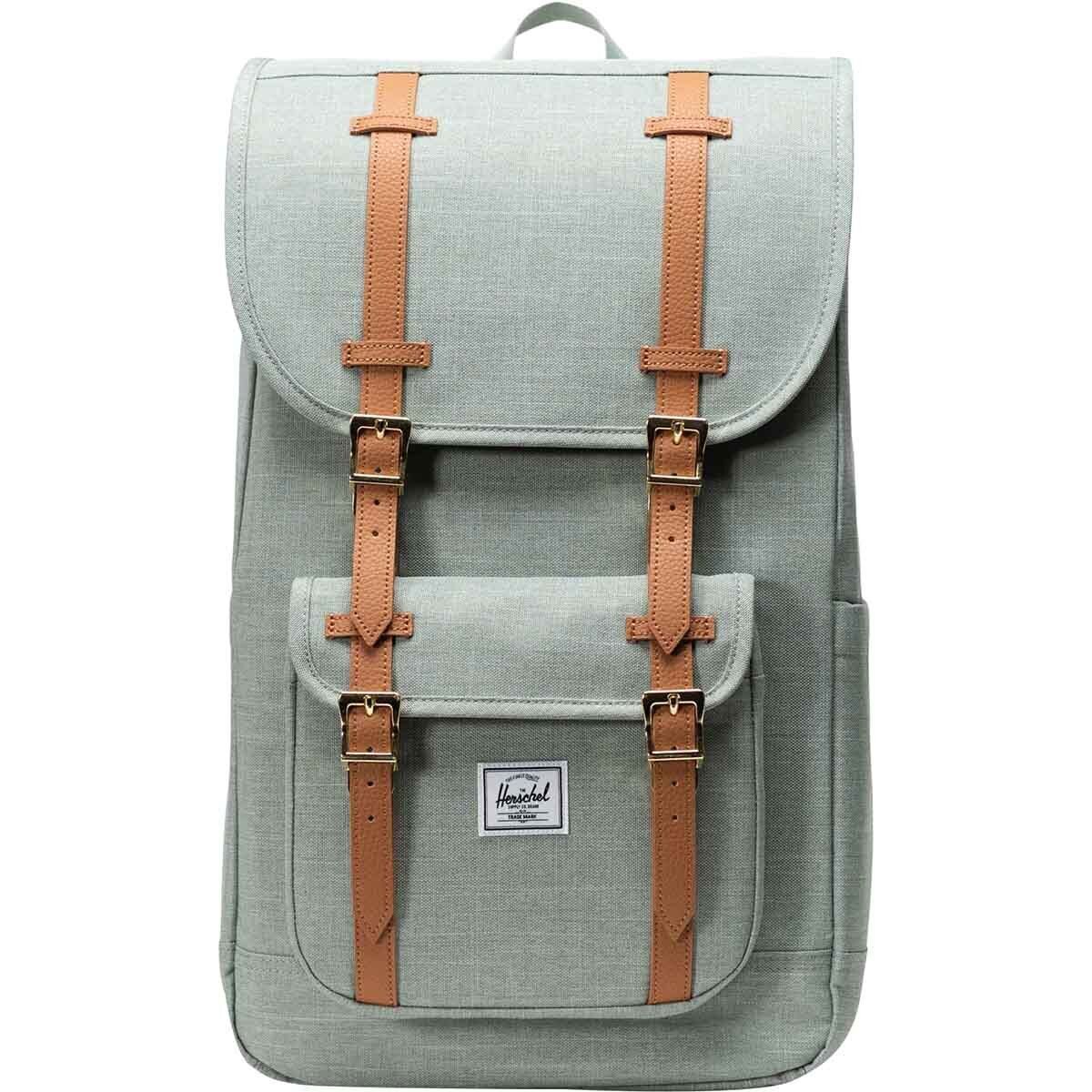Image of Herschel Supply Little America 25L Backpack Iceberg Green Crosshatch, One Size