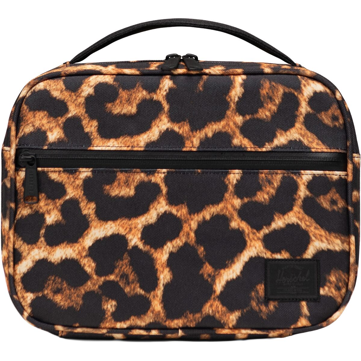Image of Herschel Supply Pop Quiz Lunch Box - Classic Digi Leopard Light, One Size