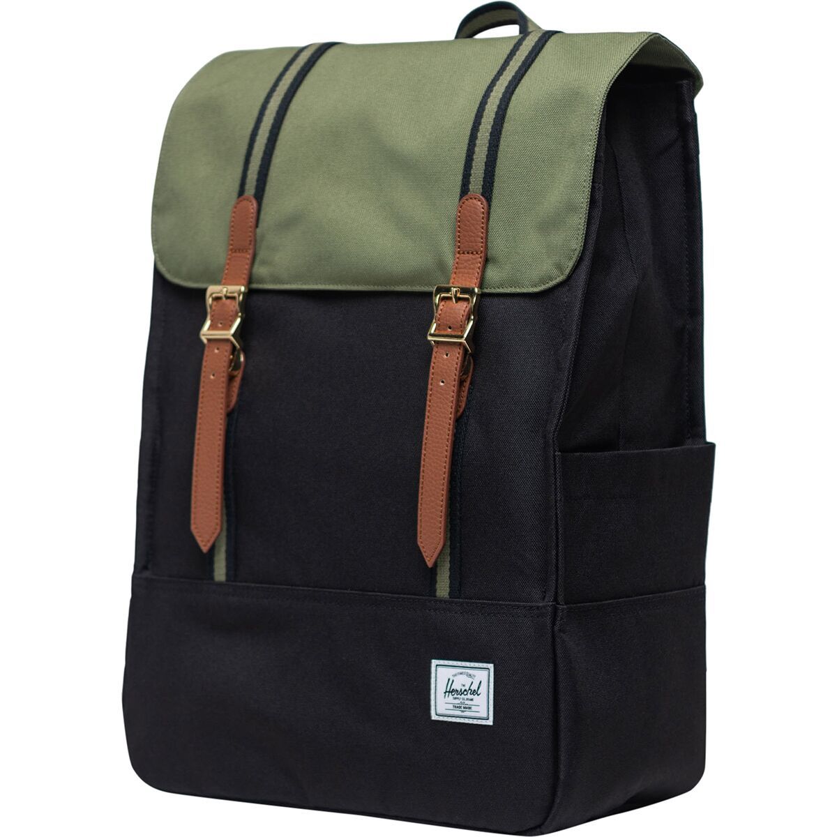 Herschel Supply Survey 17.5L Backpack Black/Four Leaf Clover, One Size