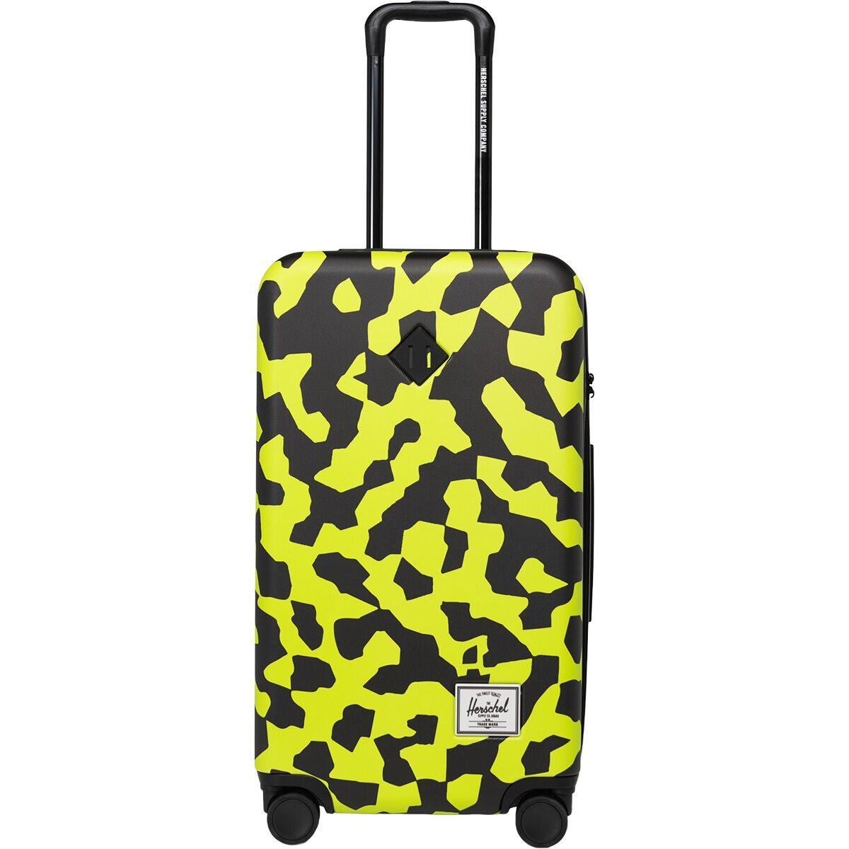Image of Herschel Supply Heritage Hardshell Medium Luggage Shadow Pixel Lime Punch, One Size