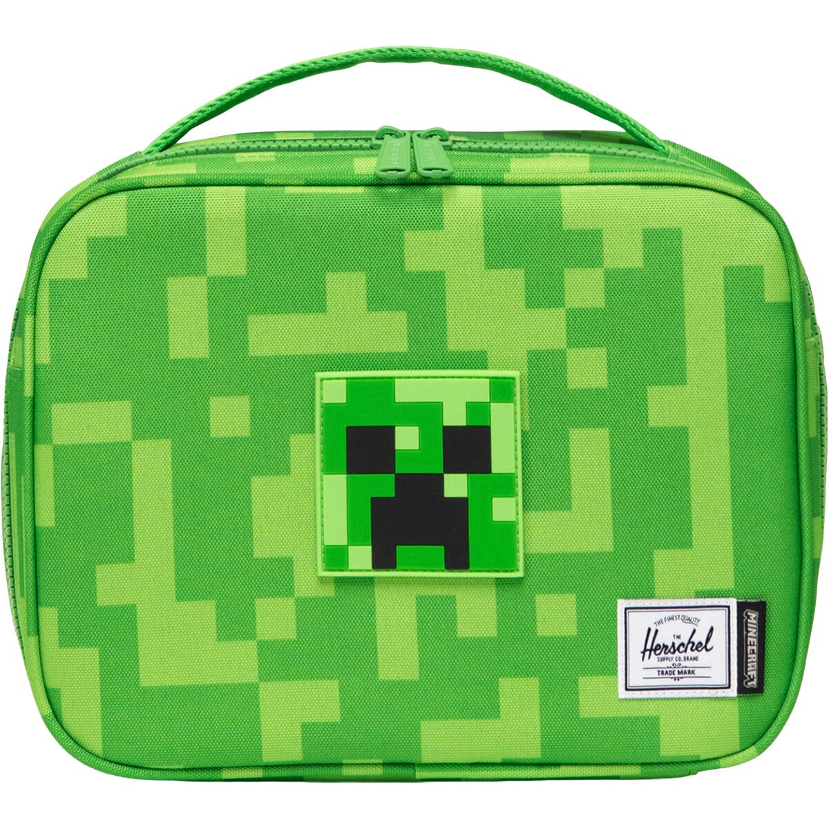 Image of Herschel Supply Pop Quiz Lunch Box - Little Herschel Minecraft Creeper, One Size