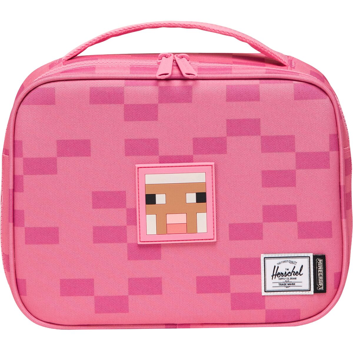 Image of Herschel Supply Pop Quiz Lunch Box - Little Herschel Minecraft Pink Sheep, One Size