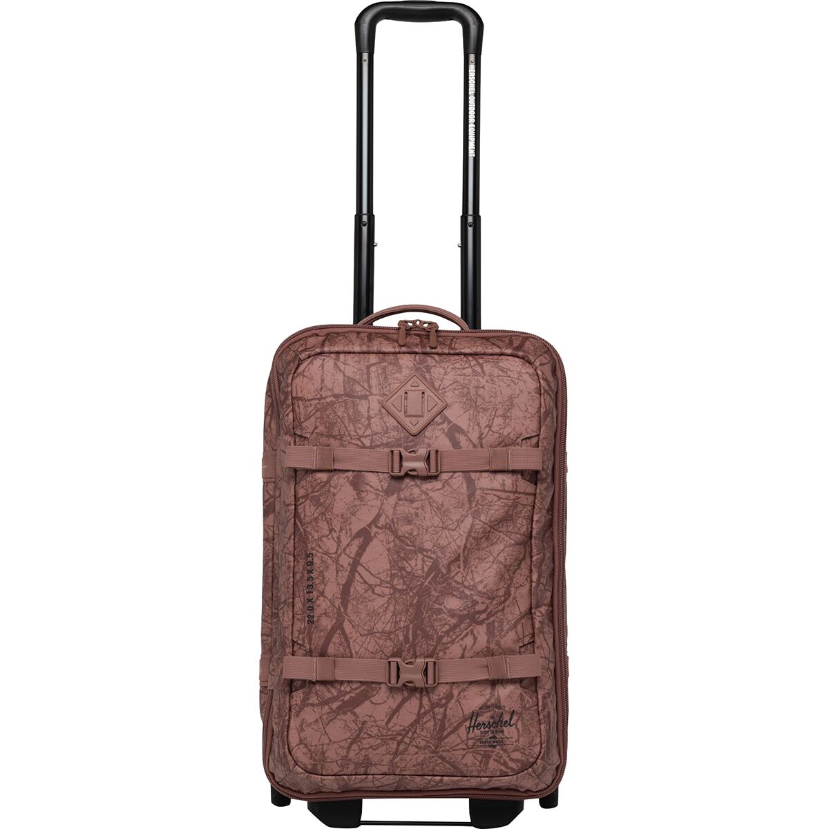 Image of Herschel Supply All Season 41L Hybrid Roller Carry On Bag Ash Rose EQ Camo, One Size