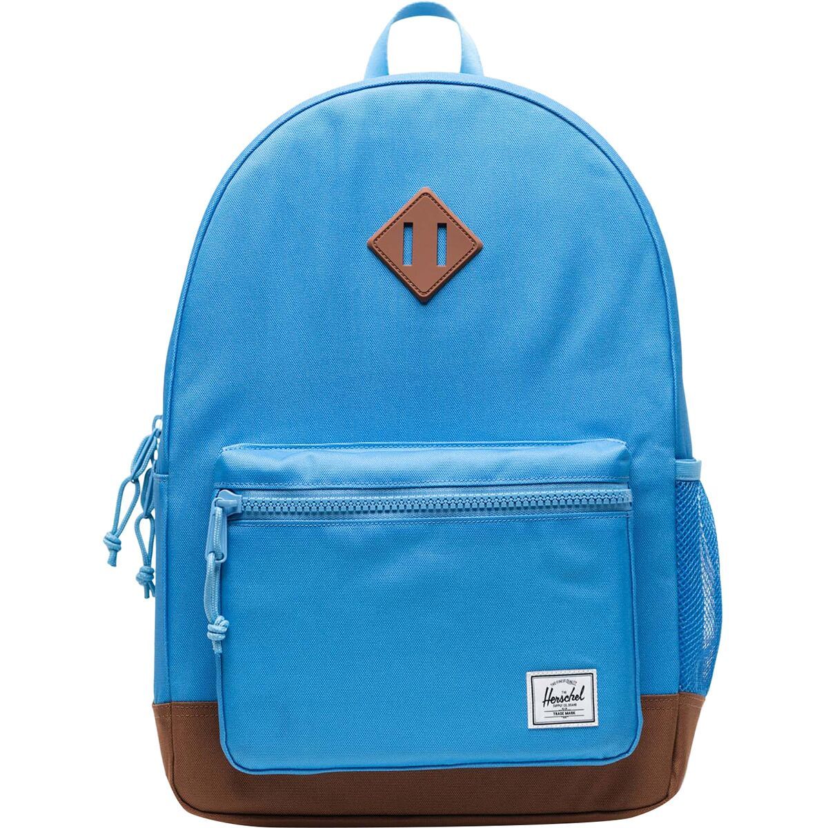 Herschel Supply Heritage Youth 26L Backpack - Kids' Azure Blue/Saddle Brown, One Size
