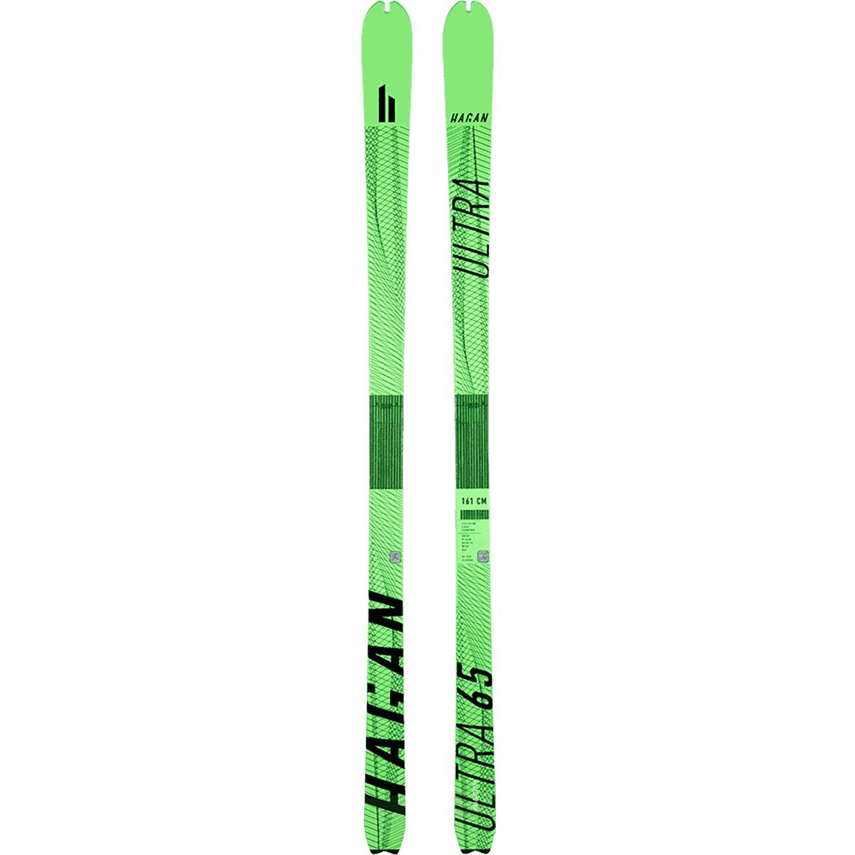Hagan Ski Mountaineering Hagan Ski Mountaineering ULTRA 65 Ski - 2025 Green, 151cm