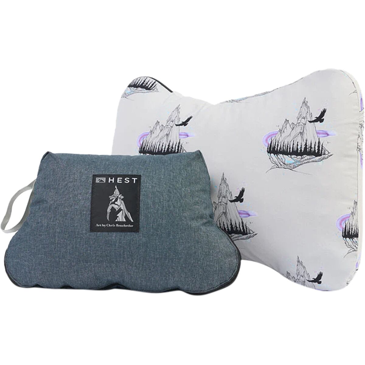 HEST HEST Camp Pillow Benchetler/Grey, One Size