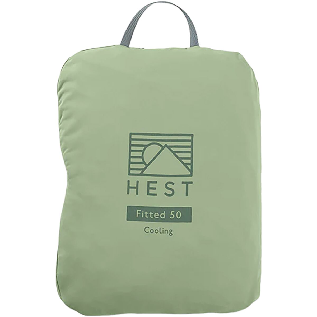 HEST HEST Double Cooling Fitted Sheet Green, 50in