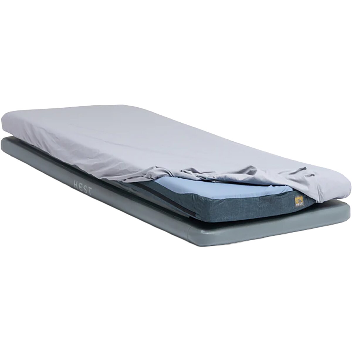 HEST Single Fitted Sheet Grey, 25in