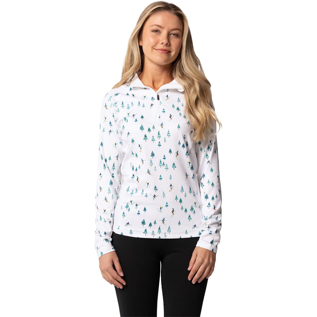 Hot Chilly's Mec Blocking Zip-T - Women's Downhill Ski, S
