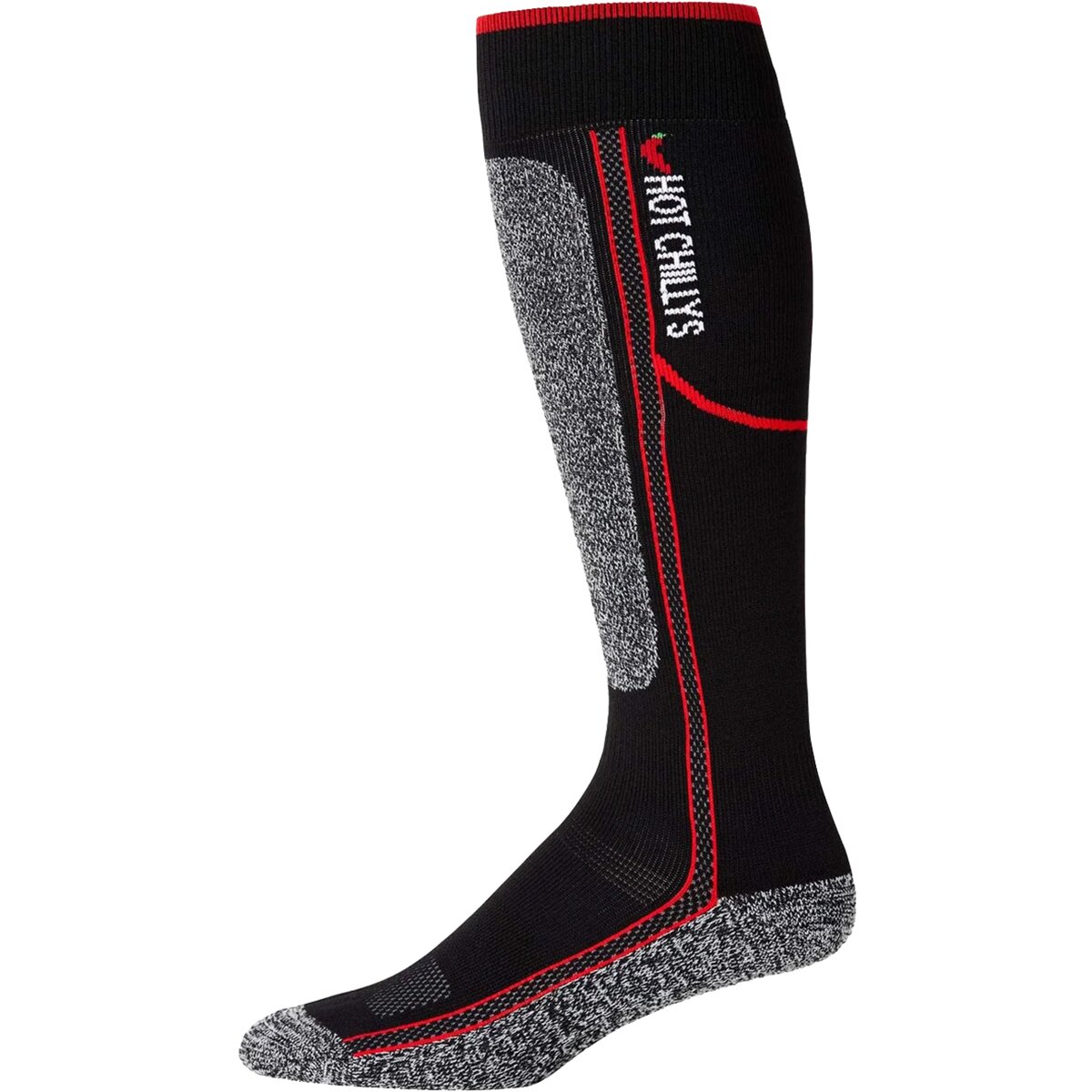 Image of Hot Chilly's Elite Low Volume Sock - Men's Black/Red, M