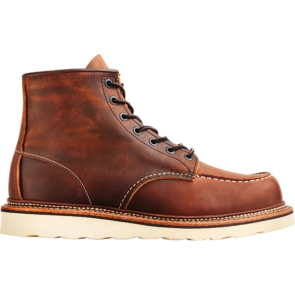 Image of Red Wing Heritage Classic 6in Moc Boot - Men's Copper Rough & Tough Leather, 8.5