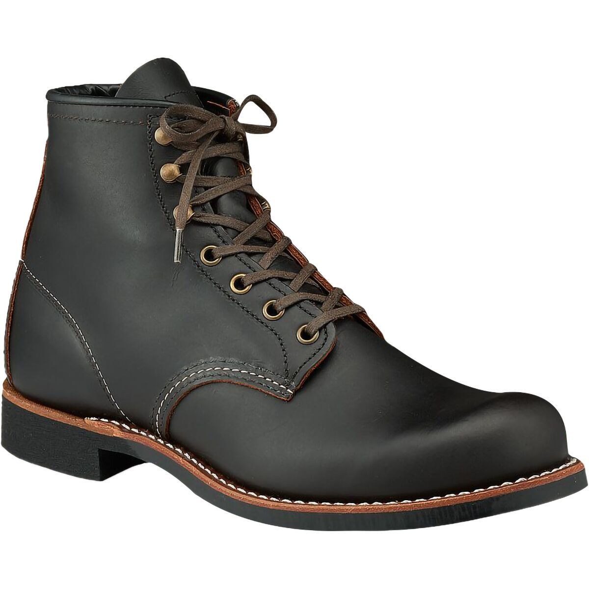 Image of Red Wing Heritage Blacksmith 6in Boot - Men's Black Prairie Leather, 10.5