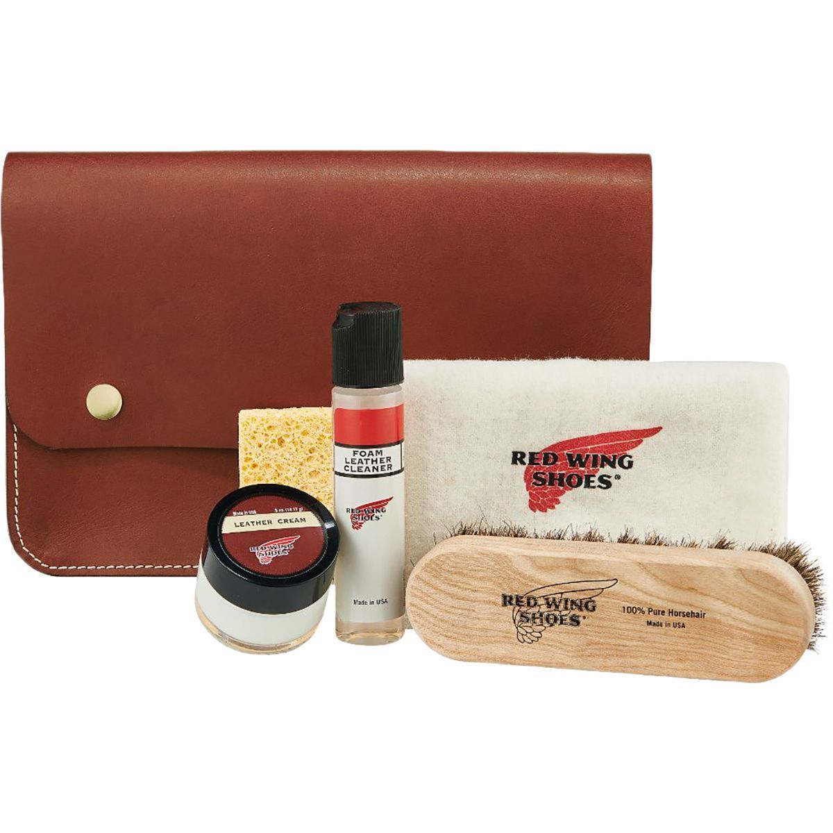 Red Wing Heritage Leather Travel Care Kit Footwear