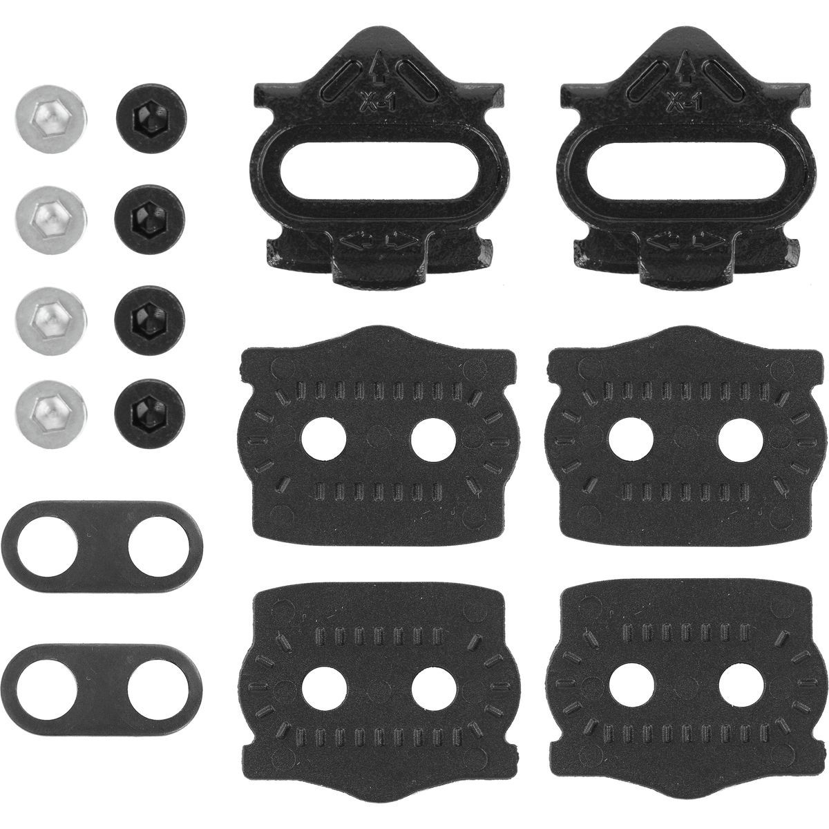 Image of HT Components X1 Cleats Black, X1 (4 Degree Float)