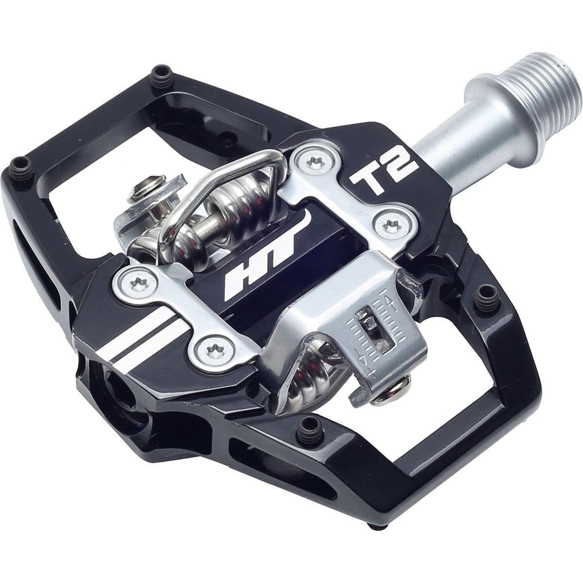 Image of HT Components T2 Ti Clipless Pedals Black, One Size