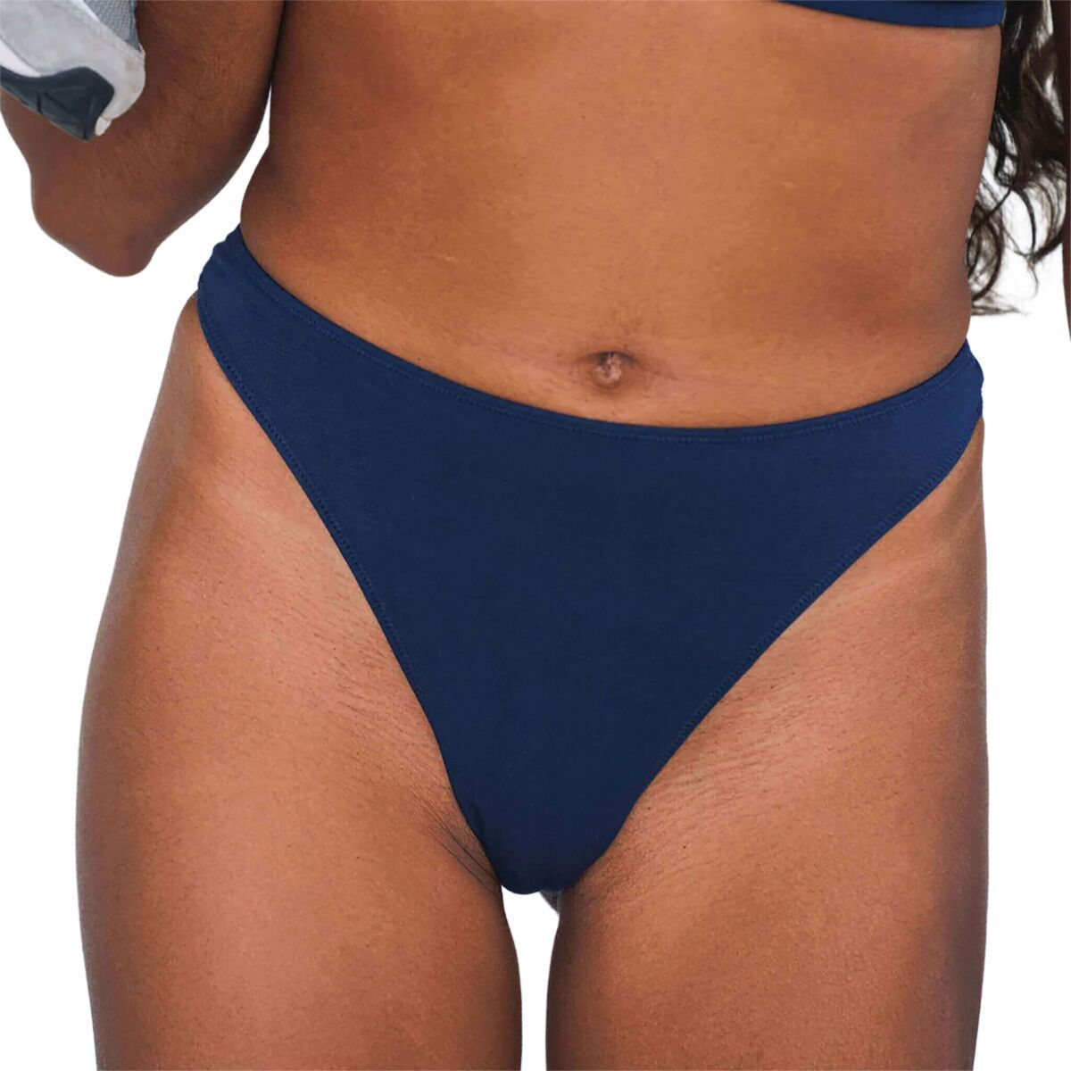 Image of Huha High Rise Thong Underwear - Women's Navy, S