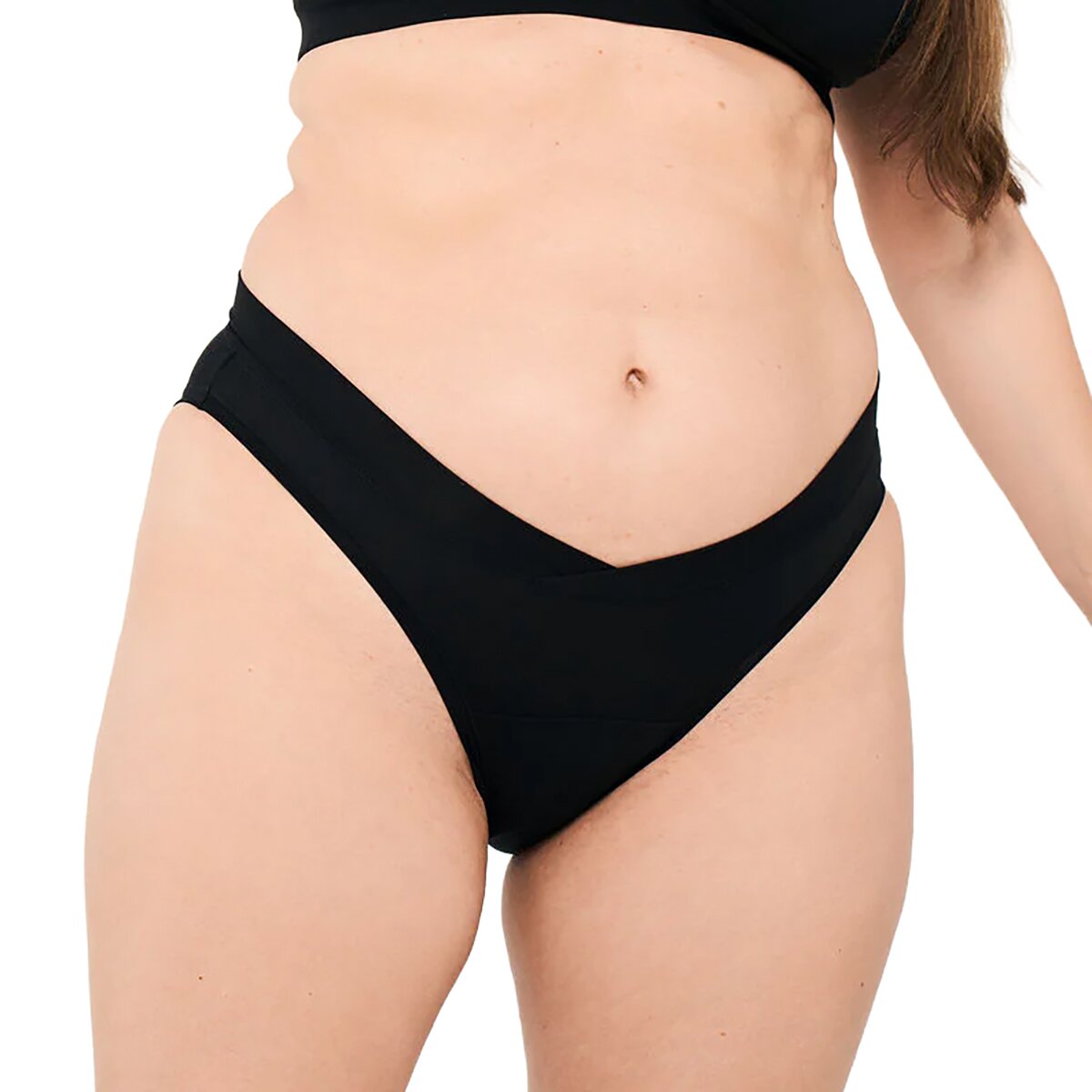 Image of Huha Crossover Bikini Underwear - Women's Black, XL