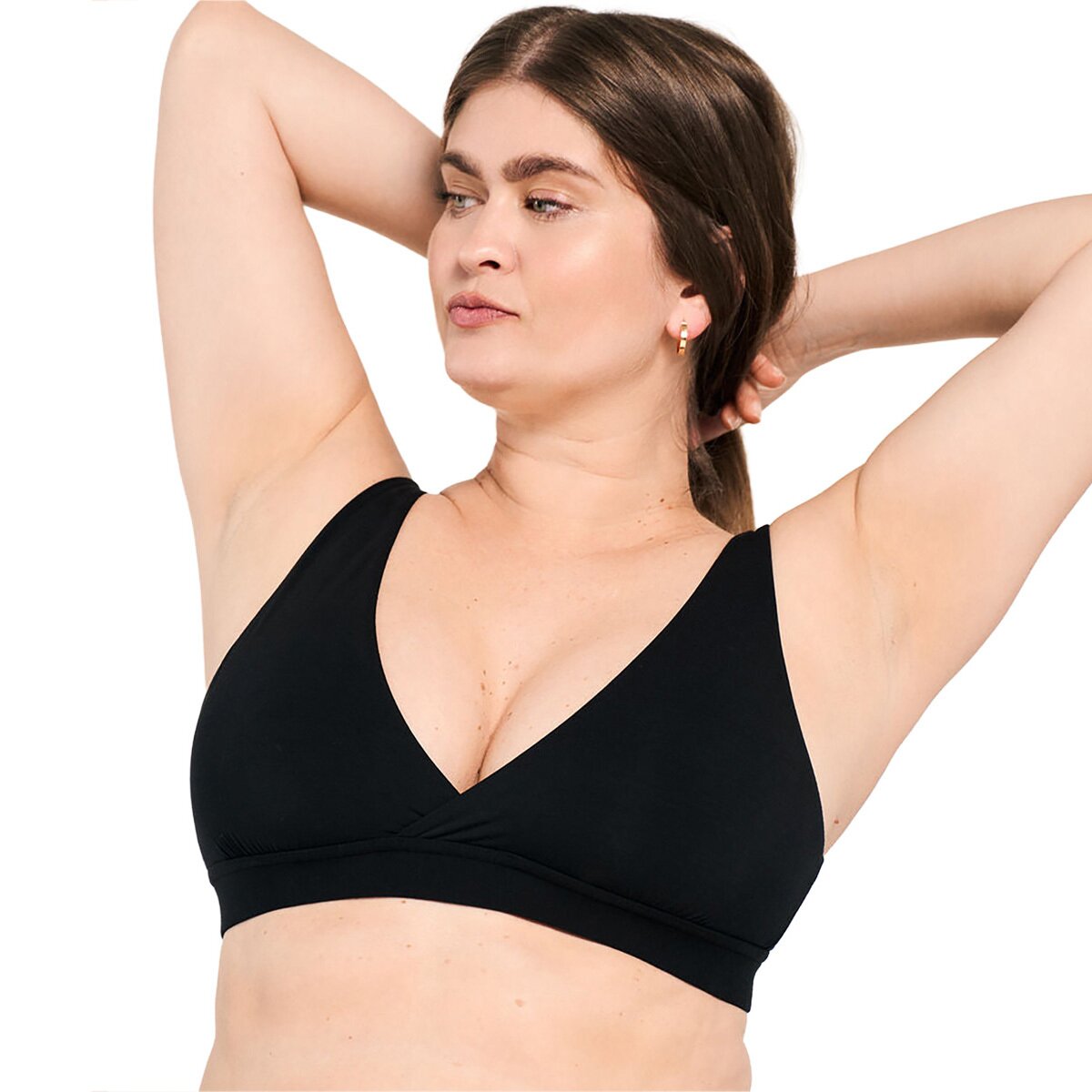 Image of Huha Crossover Bra - Women's Black, S