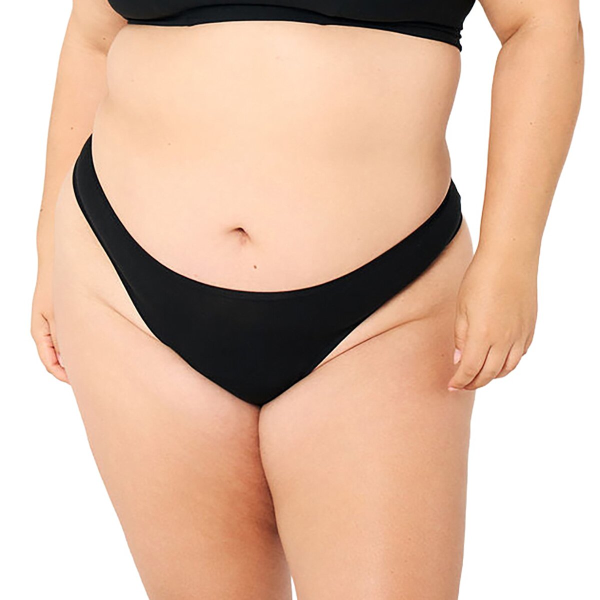 Image of Huha Dipped Thong Underwear - Women's Black, XL