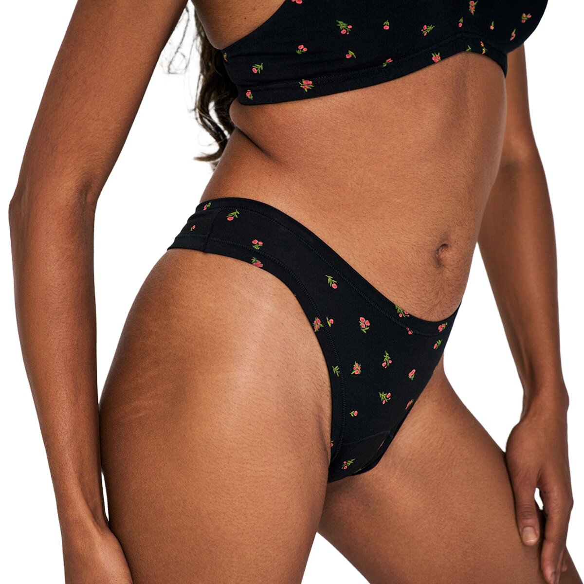 Image of Huha Dipped Thong Underwear - Women's Midnight Rose, XL