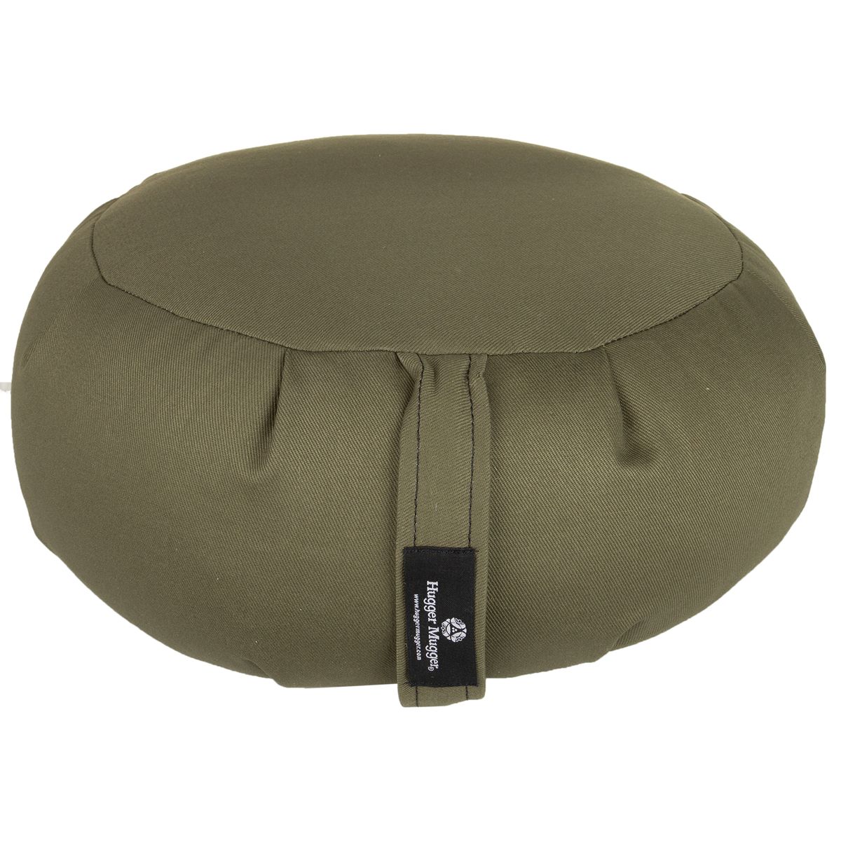 Image of Hugger Mugger Zafu Solid Cushion Olive, One Size