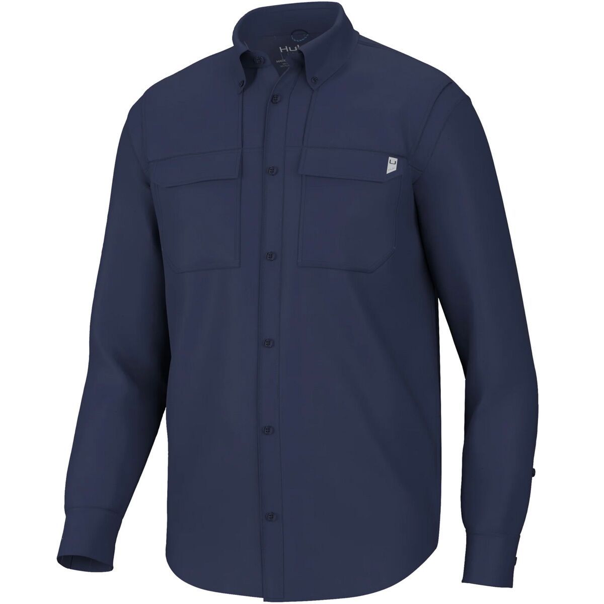 Huk Back Creekbed Button-Down Shirt - Men's Naval Academy, M