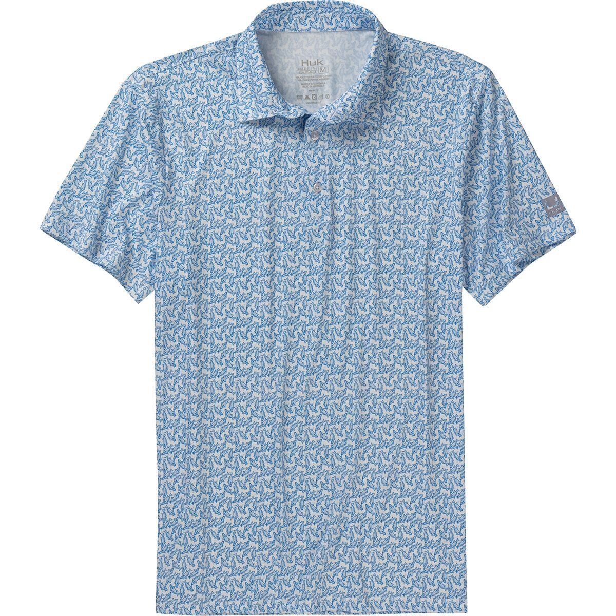 Huk Pursuit Printed Polo - Men's Windsurfer2, M