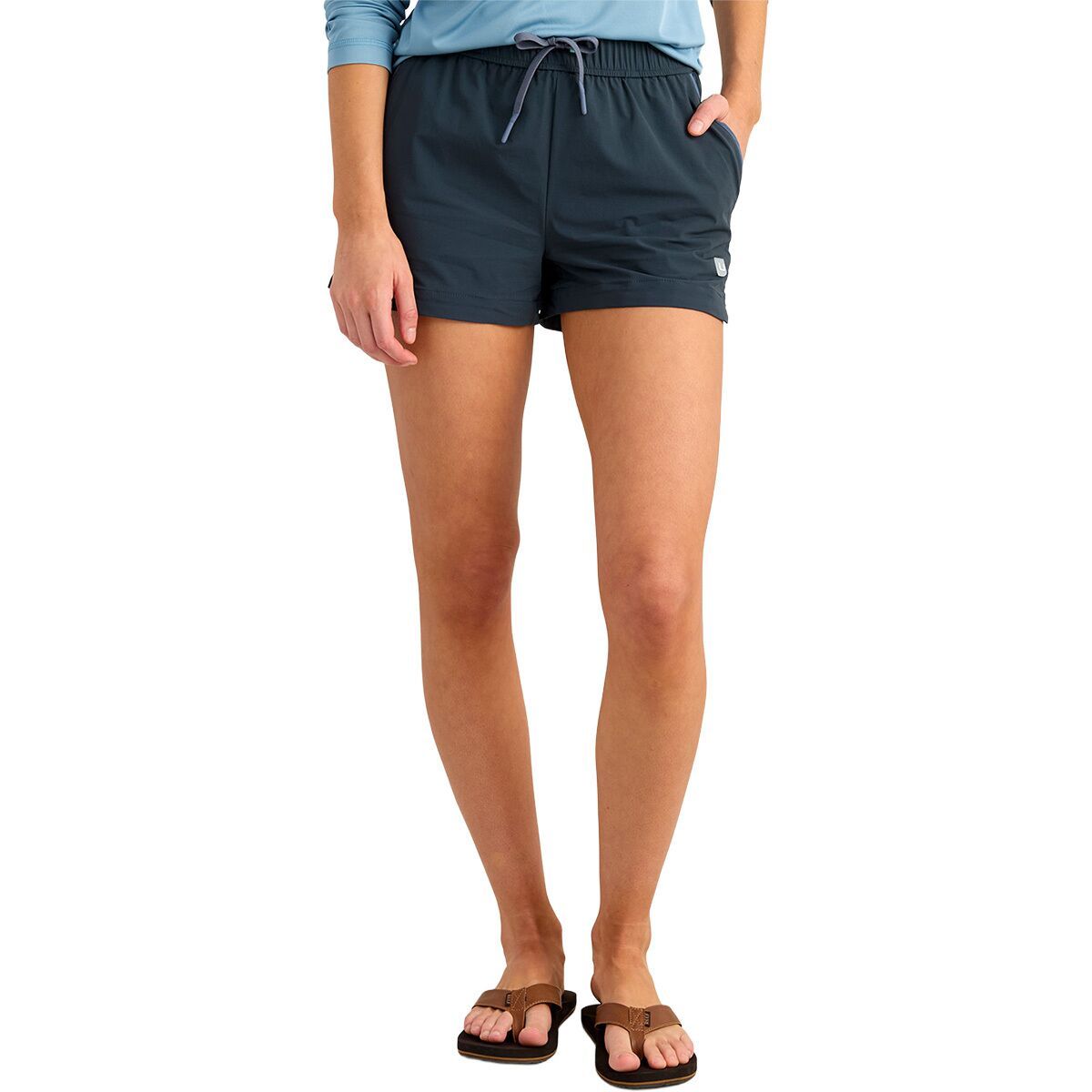 Image of Huk Embark Short - Women's Sea Storm, S