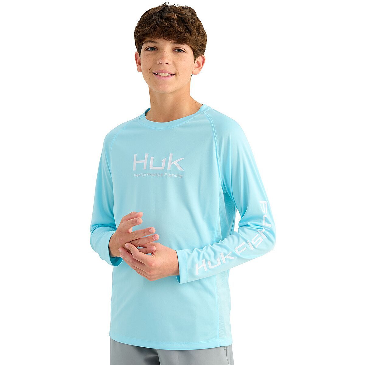 Image of Huk Pursuit Solid Top - Kids' Caicos, L