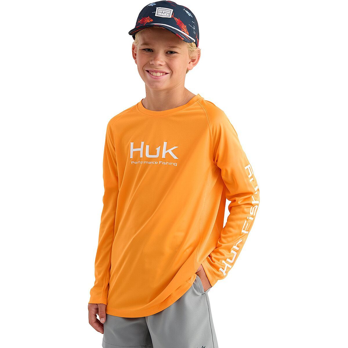 Image of Huk Pursuit Solid Top - Kids' Flare, M