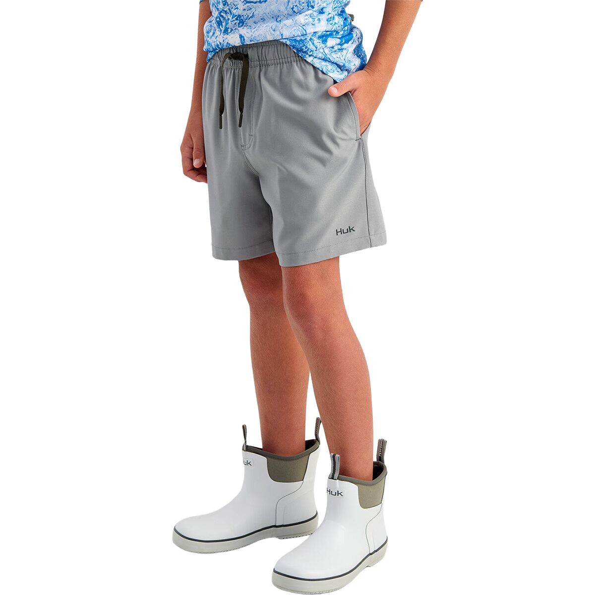 Image of Huk Pursuit Volley Short - Boys' Sharkskin, L
