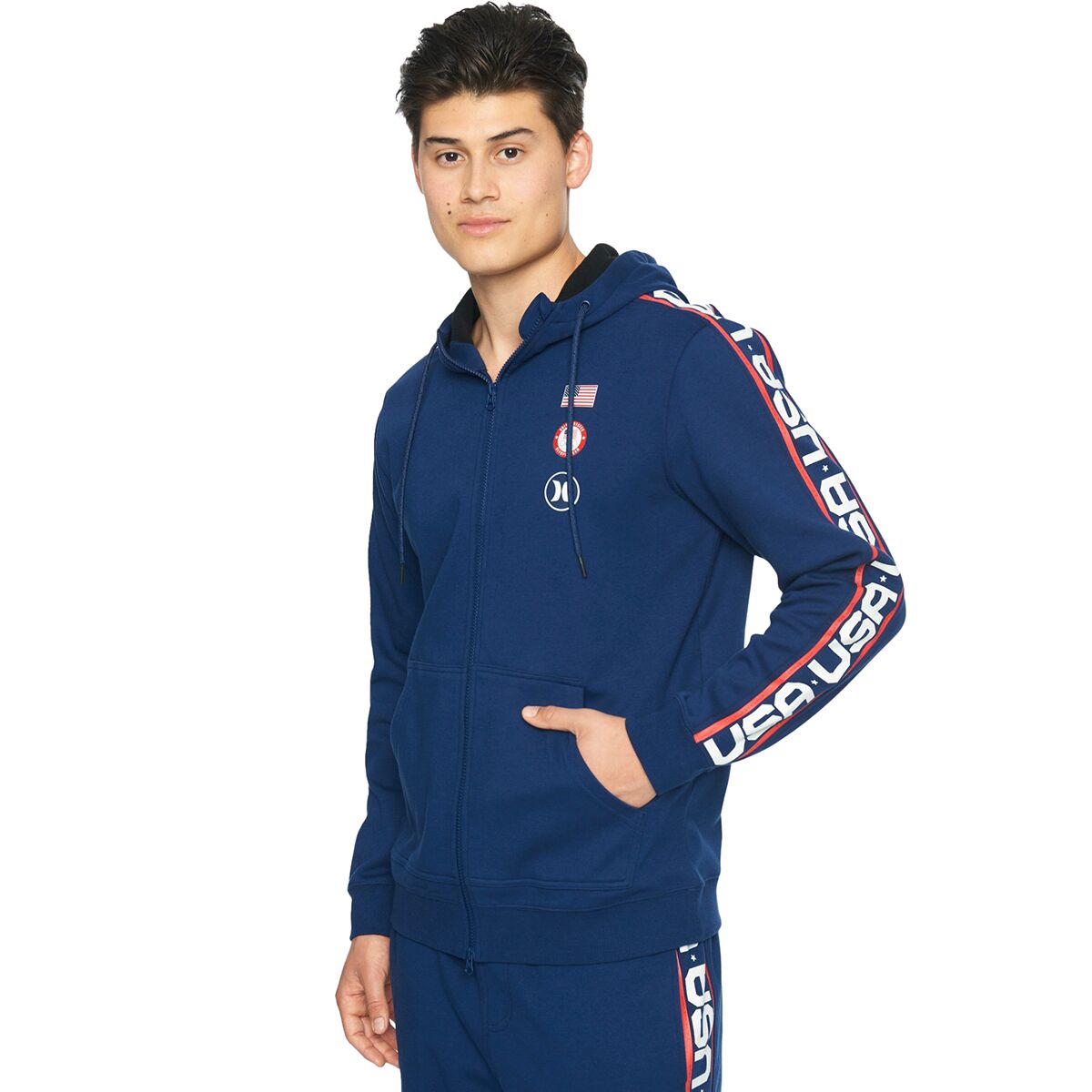 Hurley Therma Protect USA Full-Zip Hoodie - Men's - Clothing