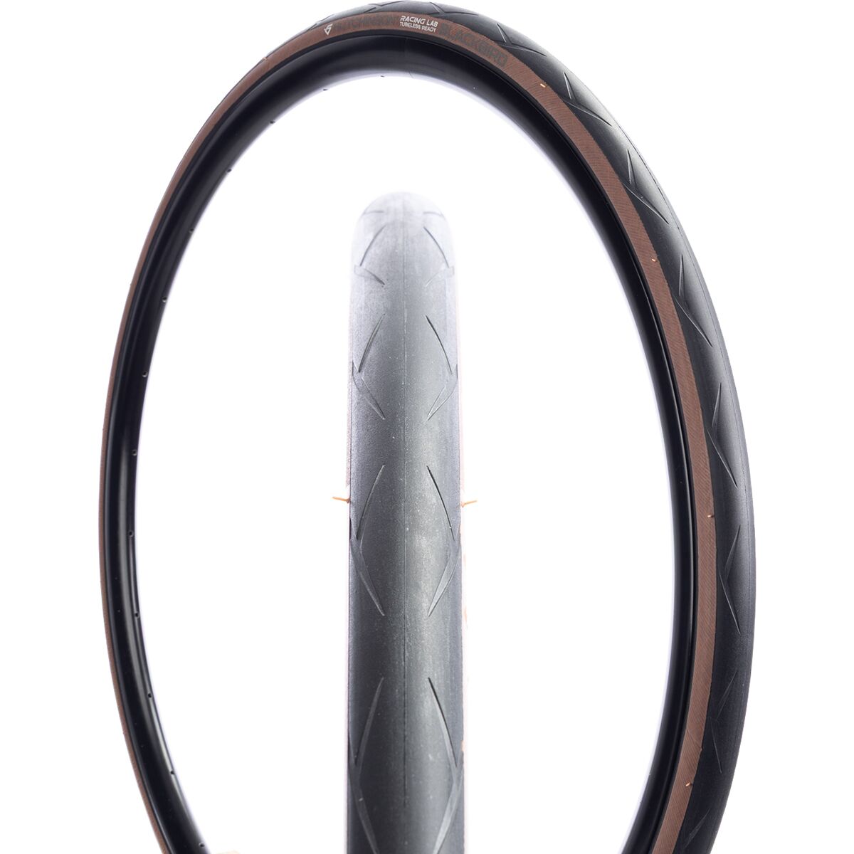 Image of Hutchinson Blackbird TLR Hookless Tire Black/Tan, 700x30