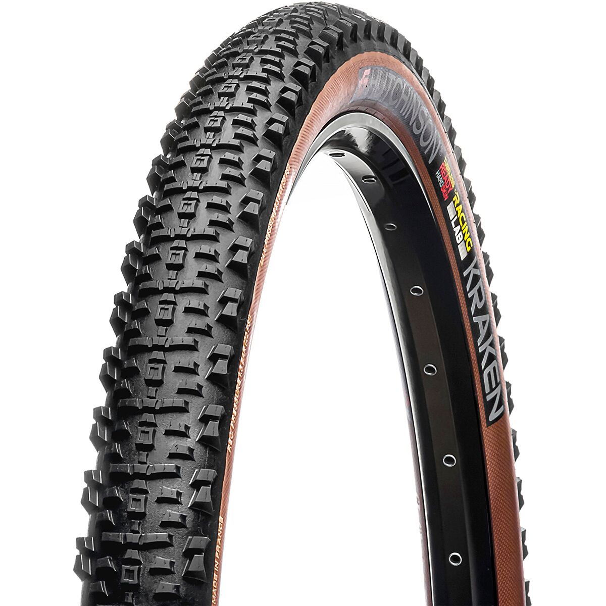 Image of Hutchinson Kraken TLR Racing Lab 29in Tire Black/Tan, 29x2.3