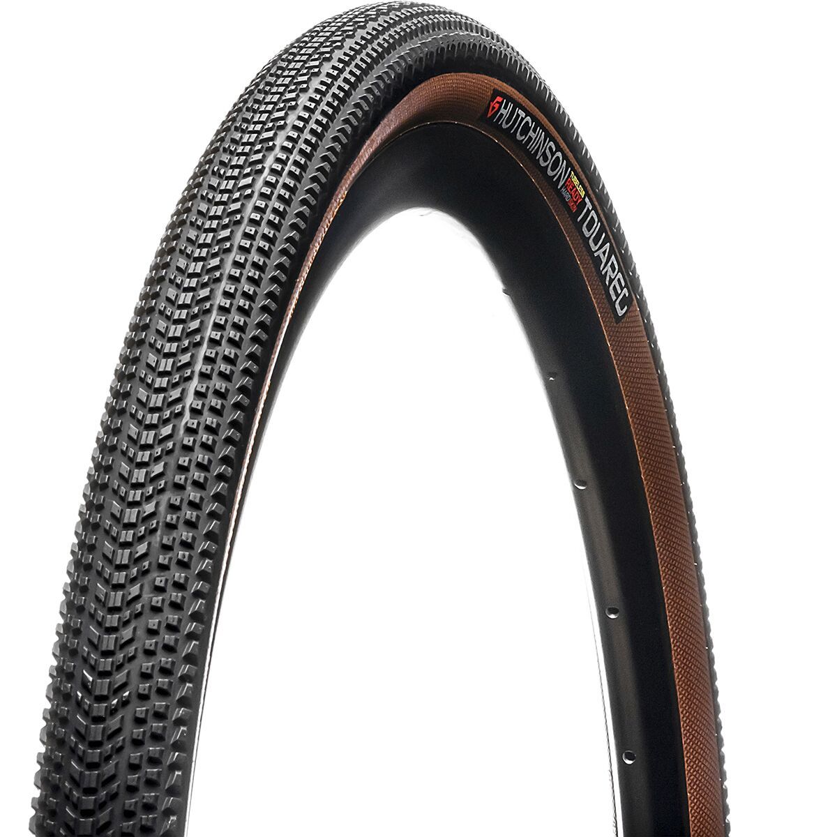 Image of Hutchinson Touareg TLR Hardskin 650b Tire Black/Tan, 650x47