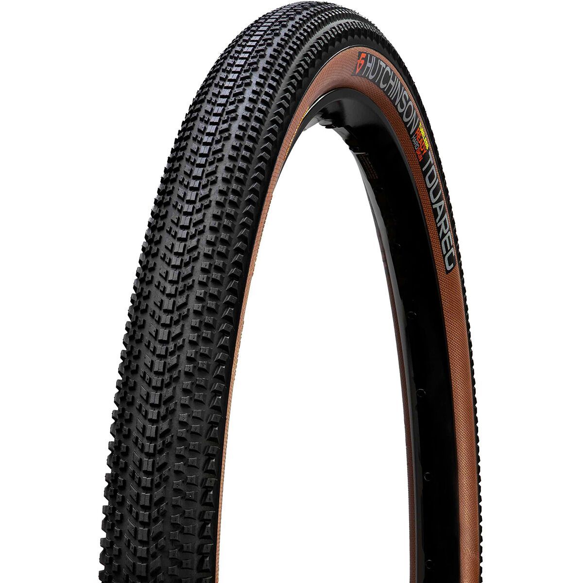 Image of Hutchinson Touareg TLR Hardskin Tire Black/Tan, 700x40