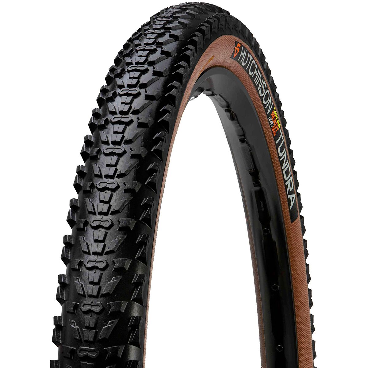 Image of Hutchinson Tundra TLR Hardskin Tire Black/Tan, 700x40