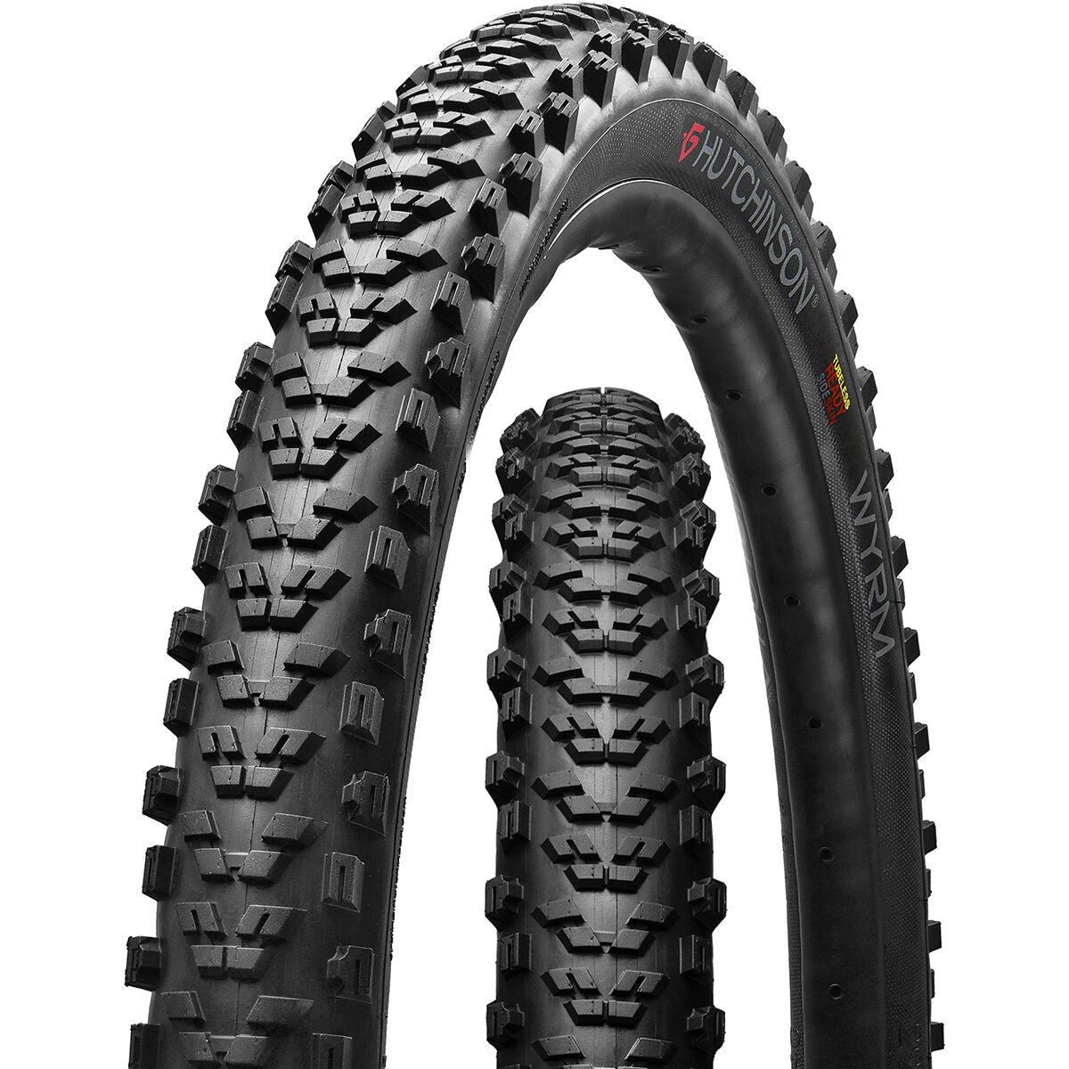 Image of Hutchinson Wyrm TLR 29in Tire Black, 29x2.4