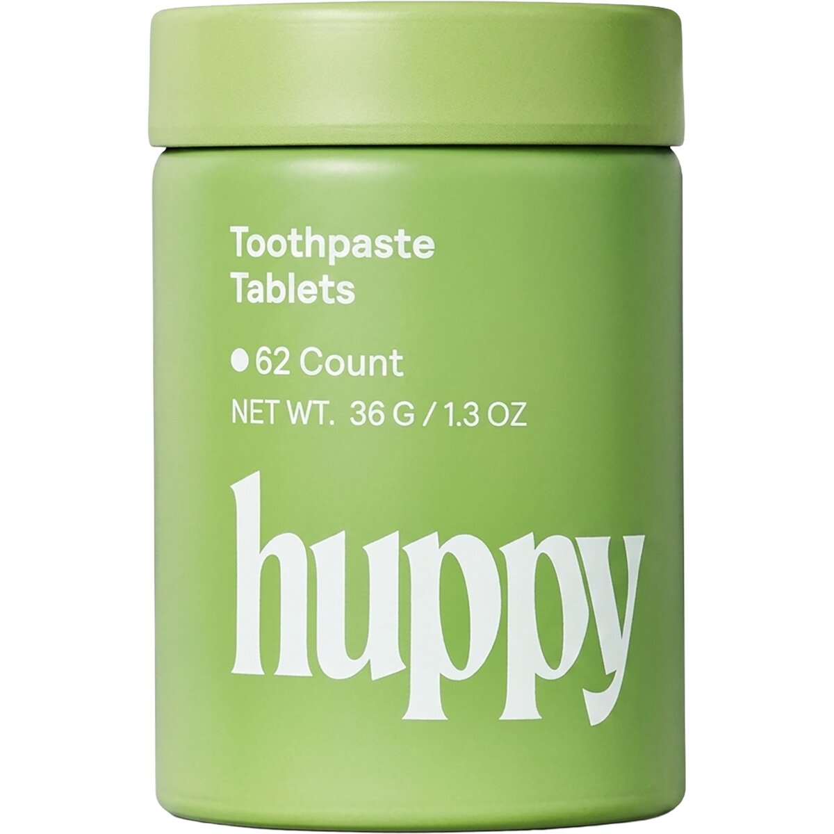 Image of Huppy Peppermint Toothpaste Tablets in Tin One Color, 1.3oz