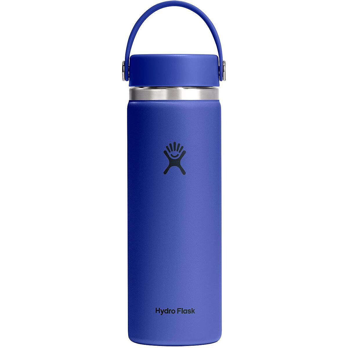 Image of Hydro Flask 20oz Wide Mouth Flex Cap 2.0 Water Bottle Capri Blue, One Size