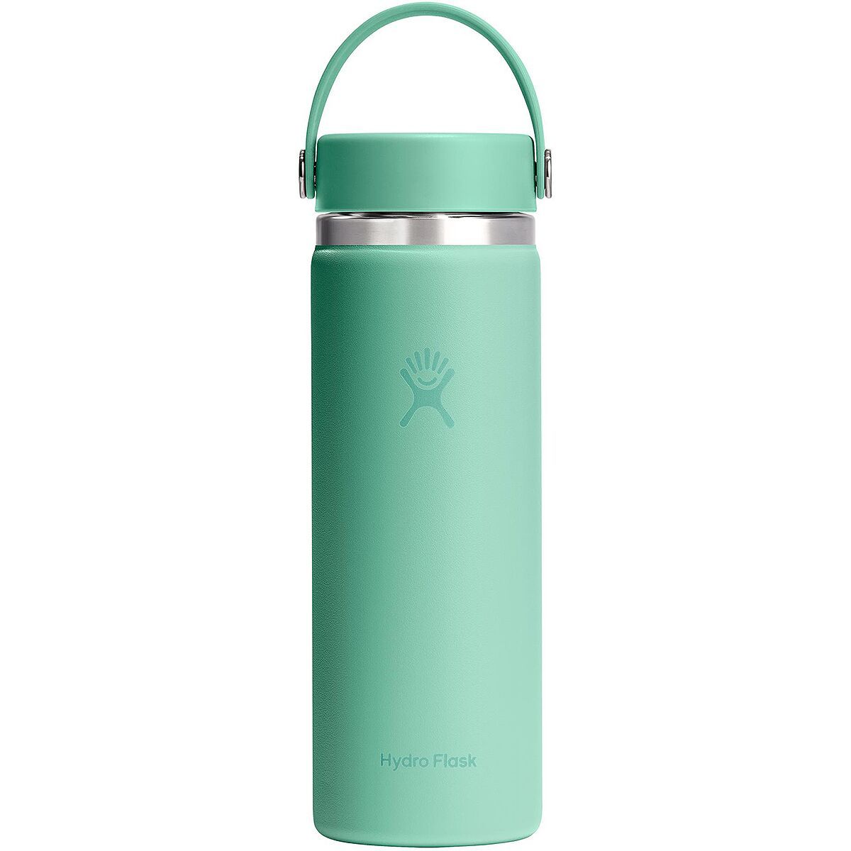 Image of Hydro Flask 20oz Wide Mouth Flex Cap 2.0 Water Bottle Mermaid Green, One Size