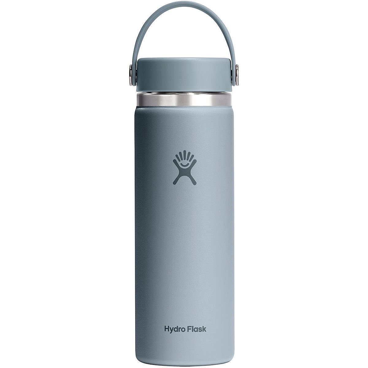 Image of Hydro Flask 20oz Wide Mouth Flex Cap 2.0 Water Bottle Shale Gray, One Size